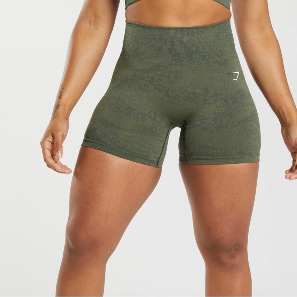 Gymshark adapt camo seamless shorts